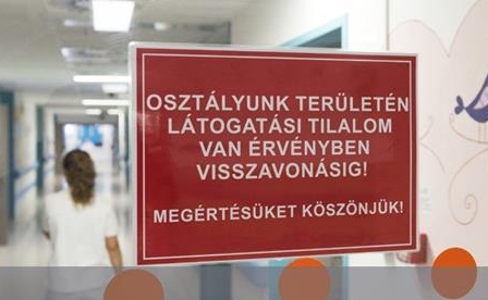 Elrendelték a teljes látogatási tilalmat a Szent Lázár Megyei Kórházban