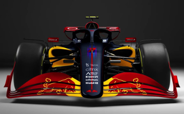 Ilyen lehetne a Red Bull F1-es festése 2024-ben.