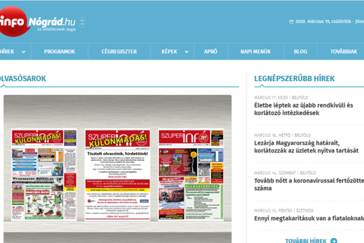 Nógrád Megyei Szuperinfó KÜLÖNKIADÁS!