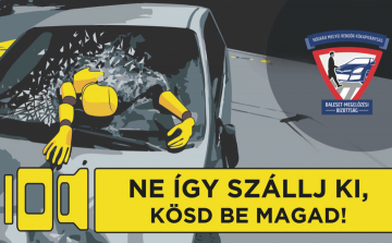 Ne így szállj ki! Kösd be magad! - kampány Nógrád megyében