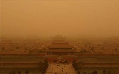 Pekinget beterítette a sivatagi homok