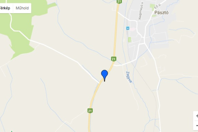 Baleset a 21-es számú főúton