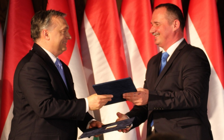 Orbán Viktor és Fekete Zsolt