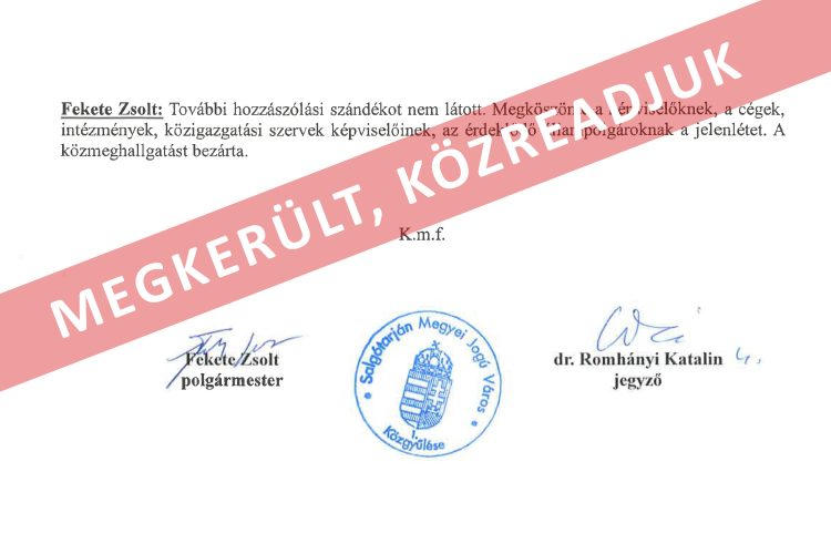 Salgótarján, Közgyűlés 2022. november. 29.