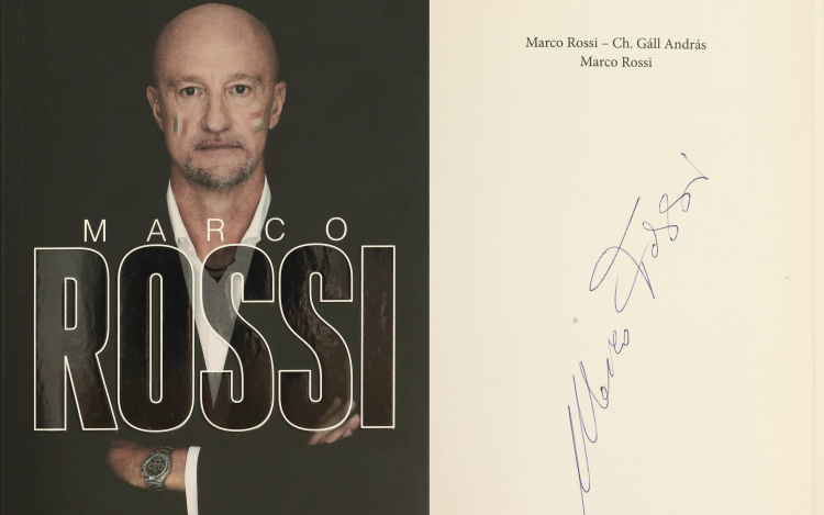 Folytassa Mister! - Bemutatták a Marco Rossiról szóló könyvet.