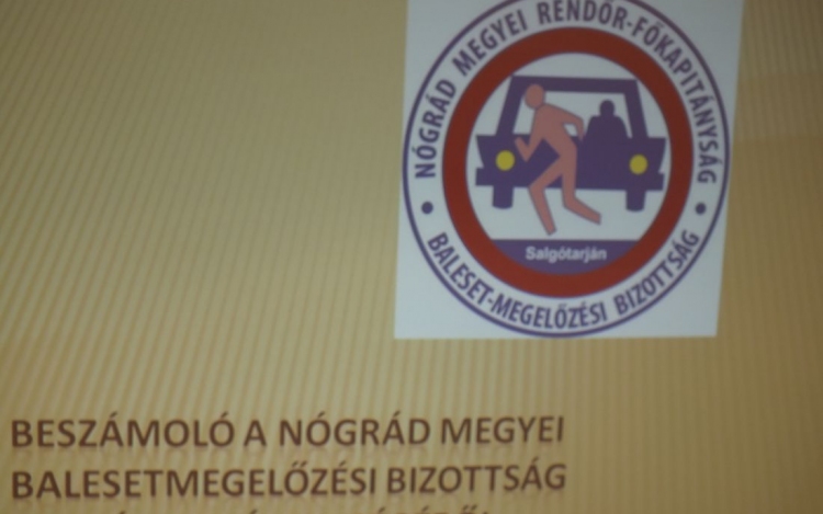 Értékelték a közlekedésbiztonságot Nógrádban