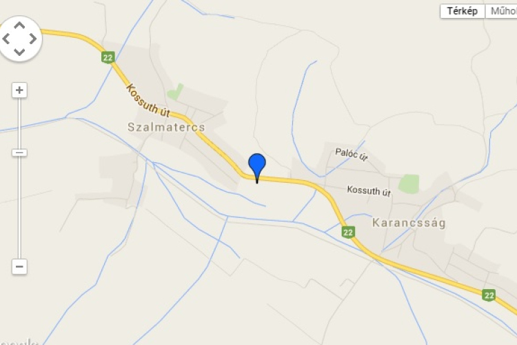 Félpályás útlezárás a 22-es számú főúton