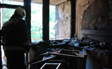 Tűz volt egy salgótarjáni társasház egyik lakásában