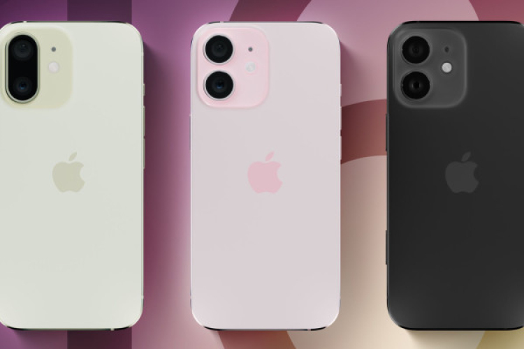 Az egyik mobil a képen az iPhone 16. Többféle kivitellel próbálkozik 