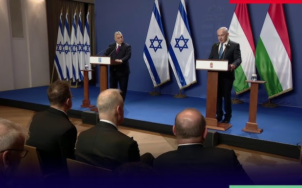 Sajtótájékoztató Benjamin Netanyahu izraeli miniszterelnökkel