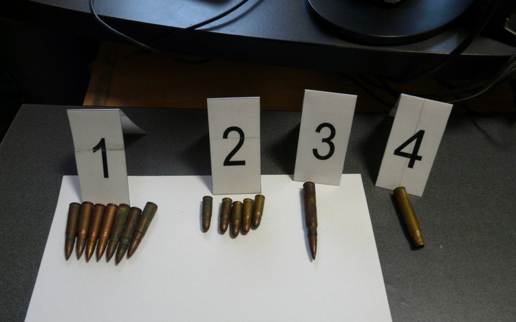 Lőszereket találtak a berkenyei férfinél