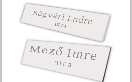 Önkényuralmi rendszerhez köthető utcanevek változtak meg Szécsényben