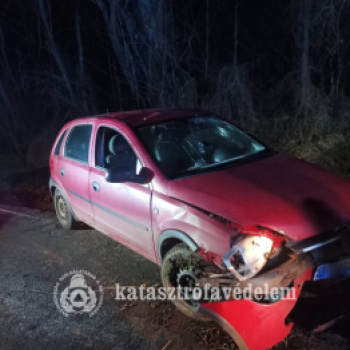  Közúti balesetek adtak munkát vármegyénk tűzoltóinak szerdán