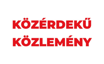 Fekete Zsolt közleménye