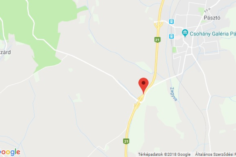 Teljes útlezárás a 21-es számú főúton