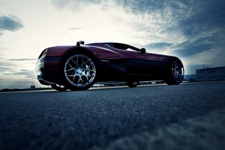 Íme a Rimac, a horvátok elektromos szuperautója
