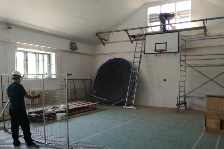 Megújult tornateremmel kezdik a tanévet a kerisek