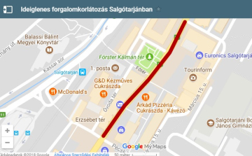 Forgalomkorlátozás Salgótarjánban