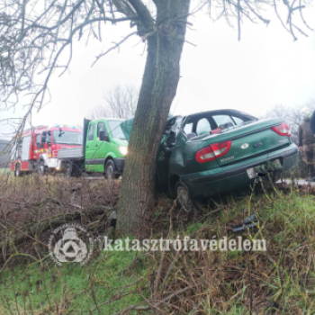  Közúti baleset, épülettűz és sínekre dőlt fa kedden