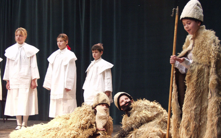 Nógrádi betlehemesek a Nemzeti Színházban