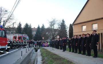 Letették a Bátonyterenyei Katasztrófavédelmi Őrs szertárának alapkövét