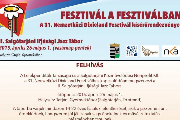 IFJÚSÁGI JAZZ-TÁBOR SALGÓTARJÁNBAN