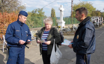 Biztonságban a megemlékezés napján