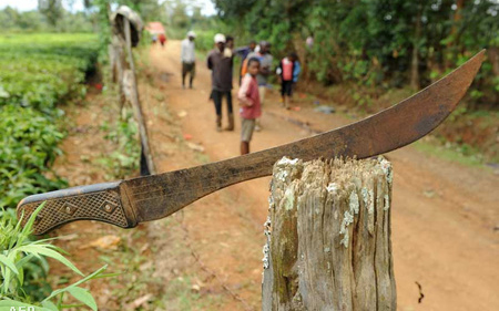 Bozótvágó késsel fenyegetőzött a garázda