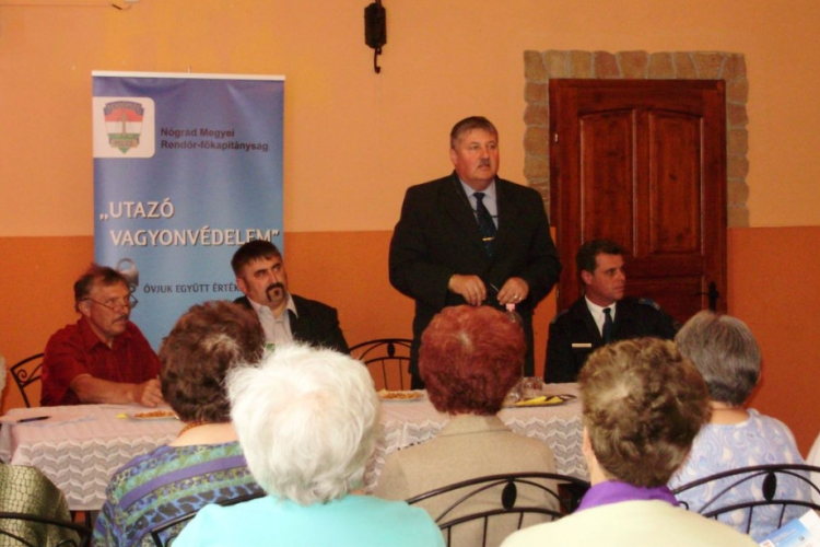 Vagyonvédelmi kiállítás Taron, Ecsegen és Pásztón