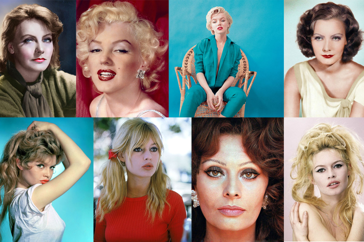 A történelem legcsábítóbb asszonyai - lábuk előtt hevertek a férfiak - Greta Garbo, Marilyn Monroe, Brigitte Bardot és Sophia Loren
