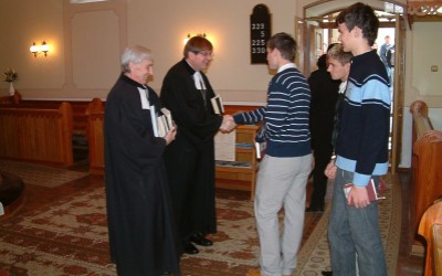 Lelkésziktatás Lucfalván