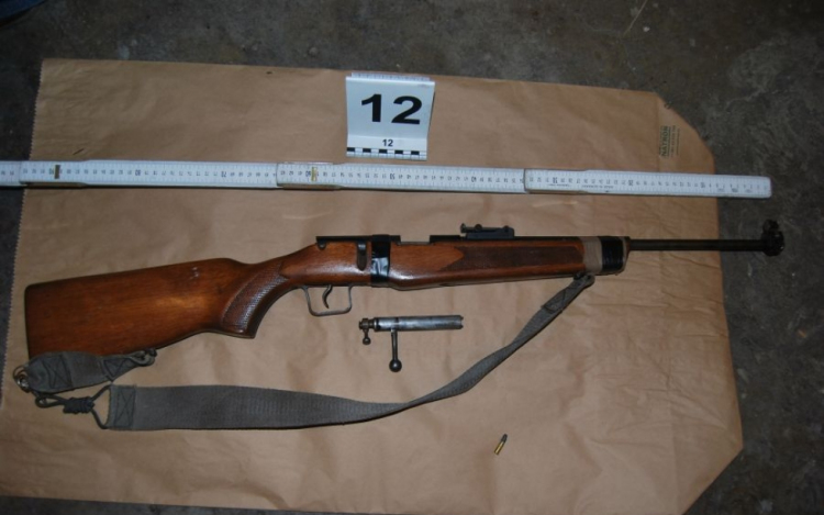 Lőfegyverrel és lőszerrel visszaélés Mátraverebélyben