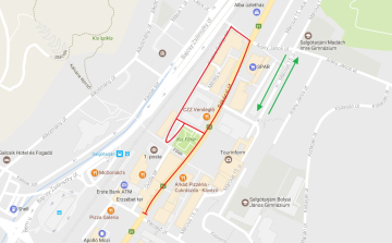 Ideiglenes forgalomkorlátozás Salgótarjánban