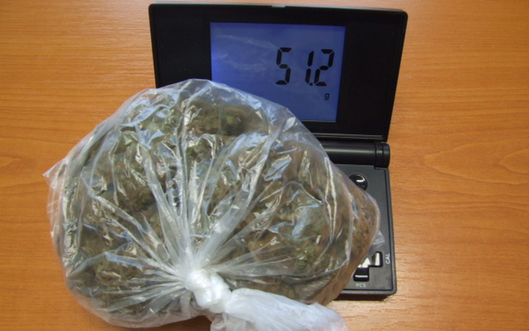 Alsónadrágjába rejtette a kábítószert - videó