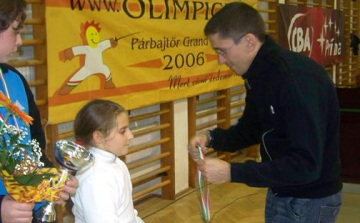 Majcher Emese ötödik lett a derecskei párbajtőr versenyen