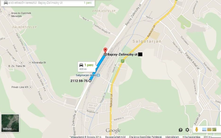 Forgalomkorlátozás a salgótarjáni demonstráció ideje alatt