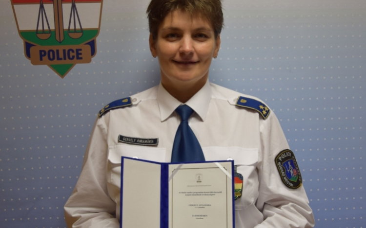 Az év iskolarendőre Nógrád megyében