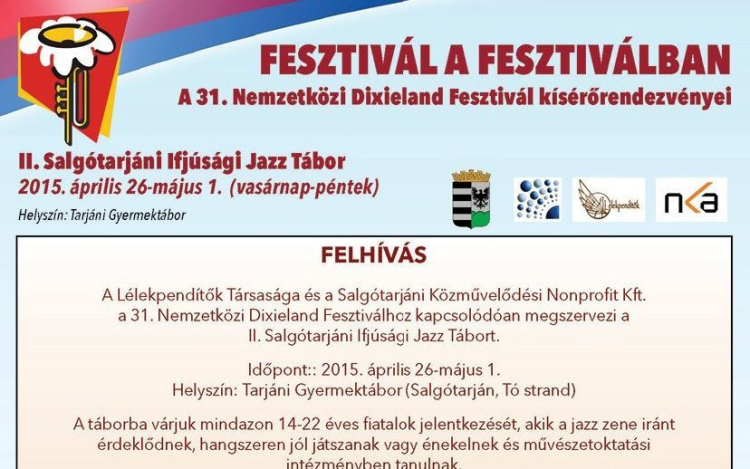IFJÚSÁGI JAZZ-TÁBOR SALGÓTARJÁNBAN