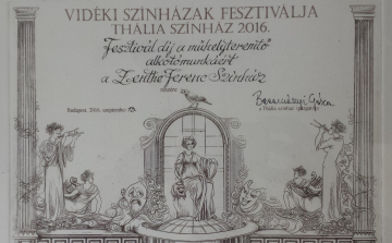 Fesztiváldíjat kapott a Zenthe Ferenc Színház