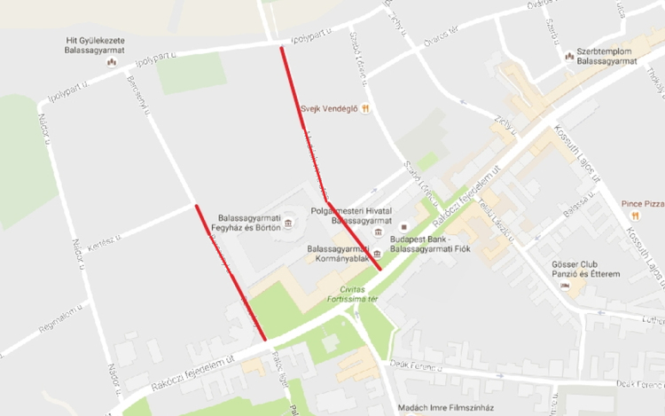 Forgalomkorlátozás Nógrád megyében