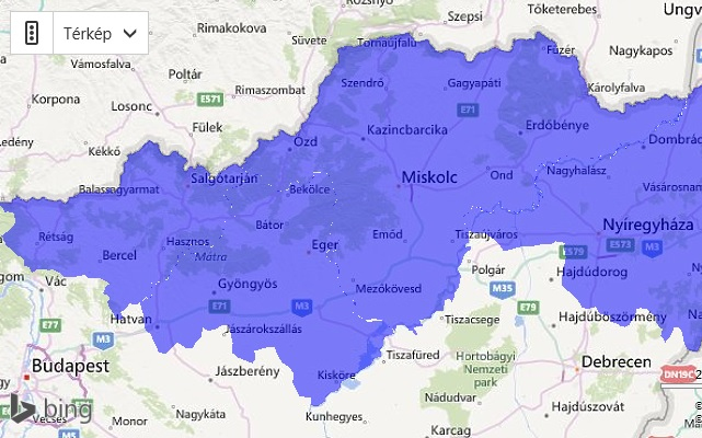 Elsőfokú riasztás négy megye térségeiben