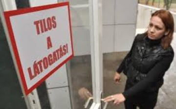 Látogatási tilalom a megyei kórházban