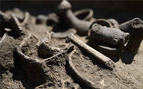 Bronzkori temetőt tártak fel a 21-es számú főút mellett