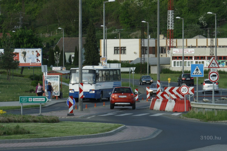 Augusztus elejére állhat helyre a rend a körfogalomnál