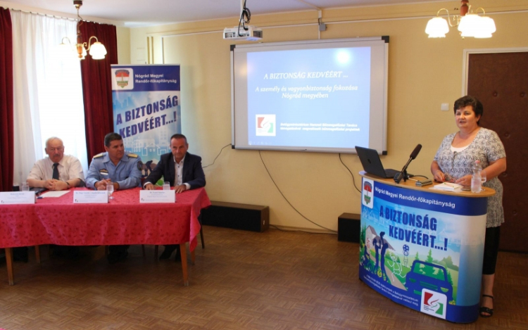 Építészeti bűnmegelőzési együttműködés Nógrád megyében