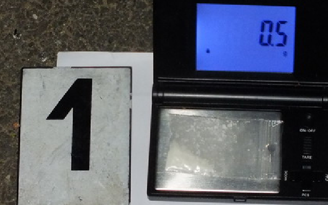 Kábítószert birtokolt