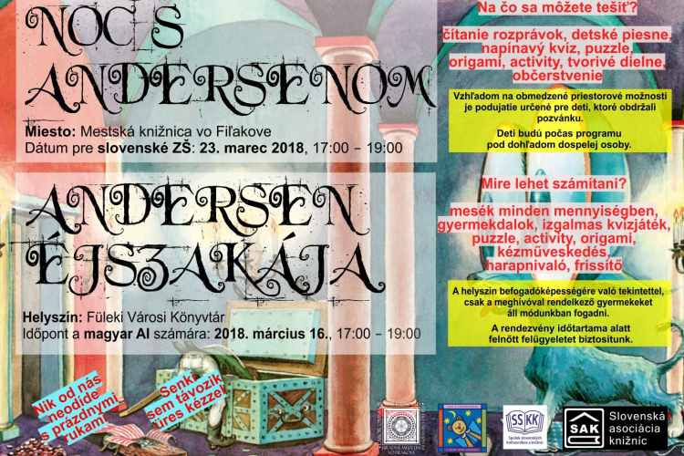 Andersen Éjszakája a Városi Könyvtárban