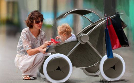 Babakocsiból lopott