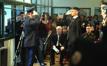 Rendész növendékek fogadalomtétele