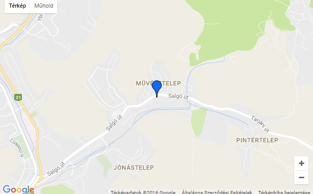 Balesetveszélyes útszakasz Salgótarján belterületén!